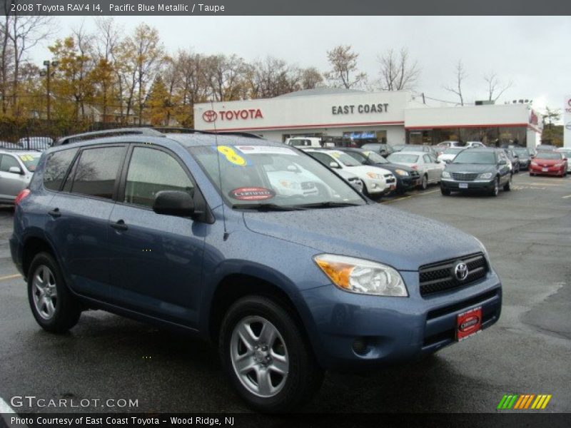 Pacific Blue Metallic / Taupe 2008 Toyota RAV4 I4