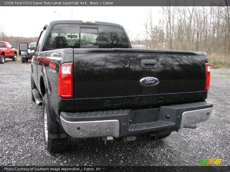 Black / Camel 2008 Ford F350 Super Duty Lariat SuperCab 4x4