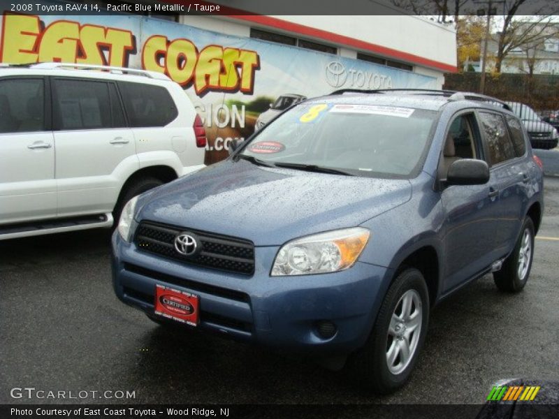 Pacific Blue Metallic / Taupe 2008 Toyota RAV4 I4