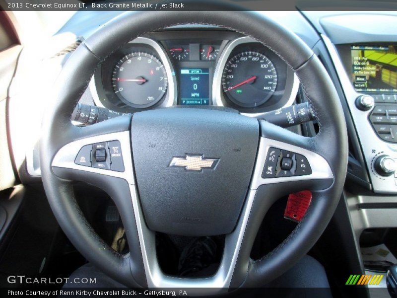 Black Granite Metallic / Jet Black 2013 Chevrolet Equinox LT
