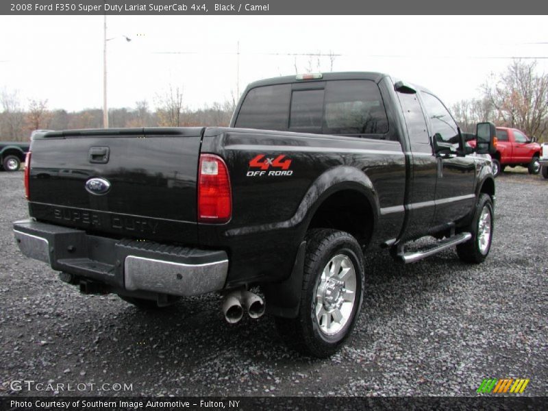 Black / Camel 2008 Ford F350 Super Duty Lariat SuperCab 4x4