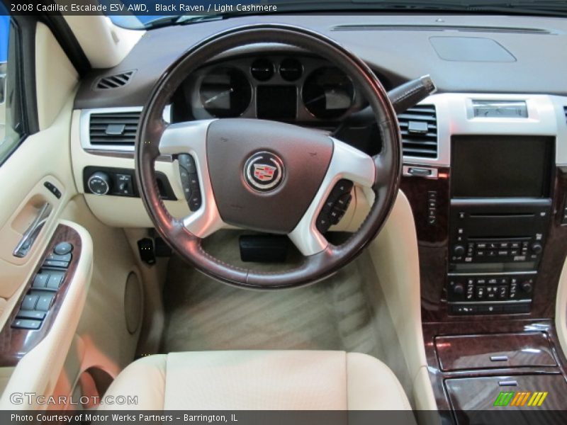 Black Raven / Light Cashmere 2008 Cadillac Escalade ESV AWD