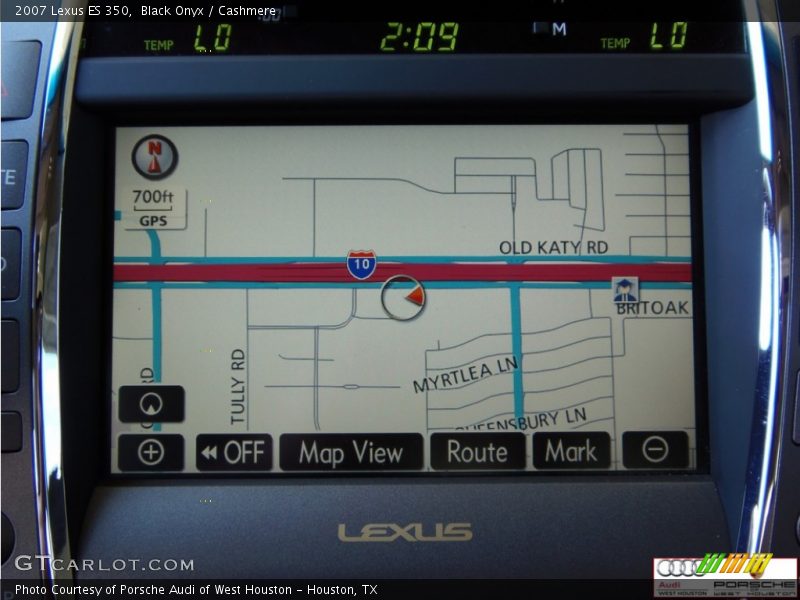 Black Onyx / Cashmere 2007 Lexus ES 350