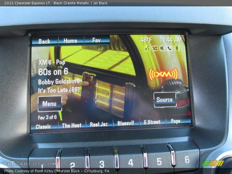 Black Granite Metallic / Jet Black 2013 Chevrolet Equinox LT