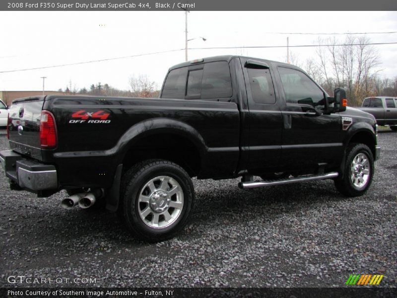 Black / Camel 2008 Ford F350 Super Duty Lariat SuperCab 4x4