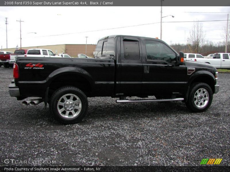 Black / Camel 2008 Ford F350 Super Duty Lariat SuperCab 4x4