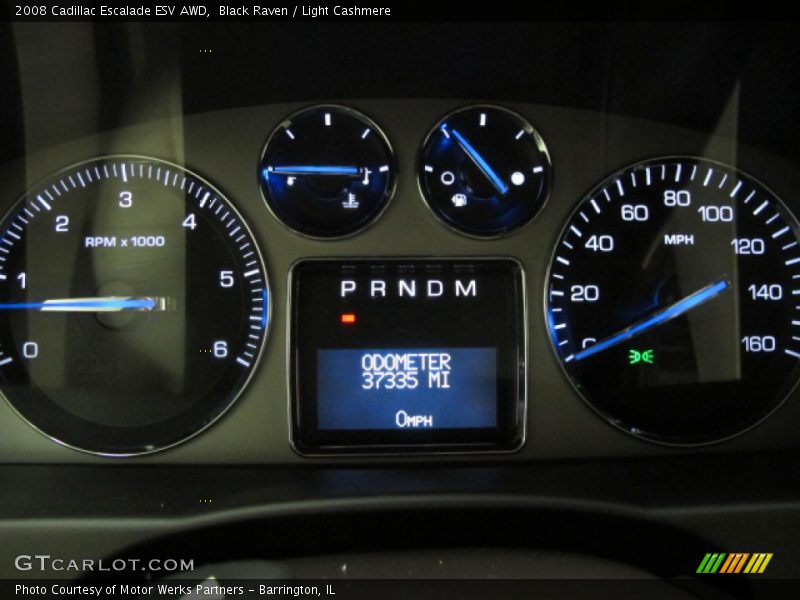 Black Raven / Light Cashmere 2008 Cadillac Escalade ESV AWD