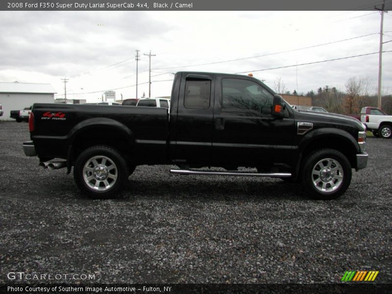 Black / Camel 2008 Ford F350 Super Duty Lariat SuperCab 4x4