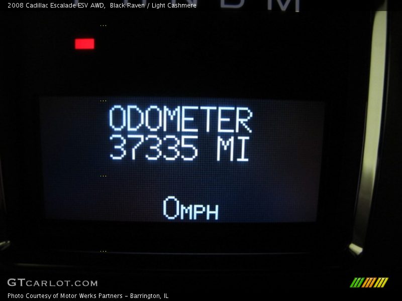 Black Raven / Light Cashmere 2008 Cadillac Escalade ESV AWD