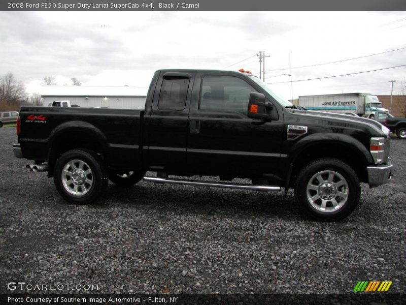 Black / Camel 2008 Ford F350 Super Duty Lariat SuperCab 4x4