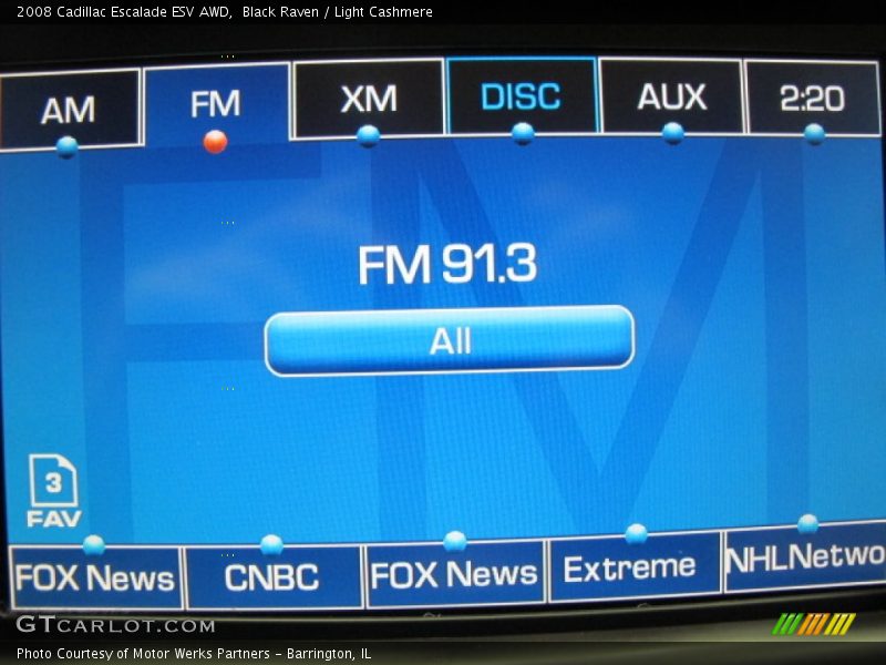 Black Raven / Light Cashmere 2008 Cadillac Escalade ESV AWD