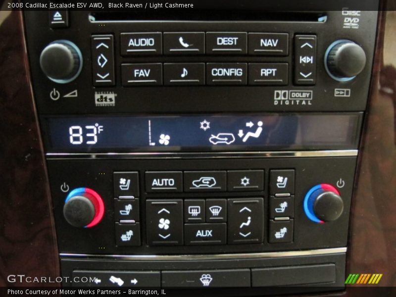 Black Raven / Light Cashmere 2008 Cadillac Escalade ESV AWD