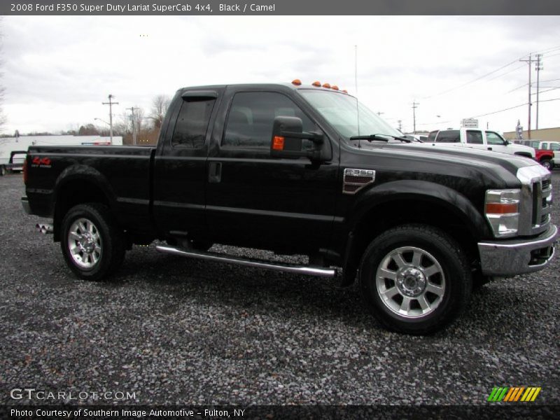 Black / Camel 2008 Ford F350 Super Duty Lariat SuperCab 4x4