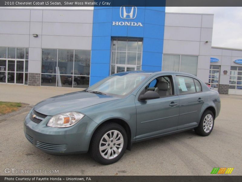 Silver Moss Metallic / Gray 2010 Chevrolet Cobalt LS Sedan