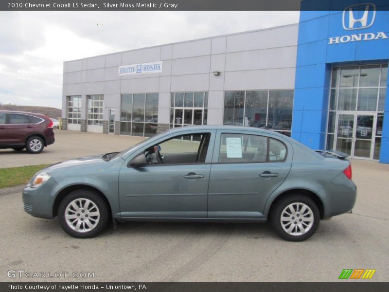 Silver Moss Metallic / Gray 2010 Chevrolet Cobalt LS Sedan