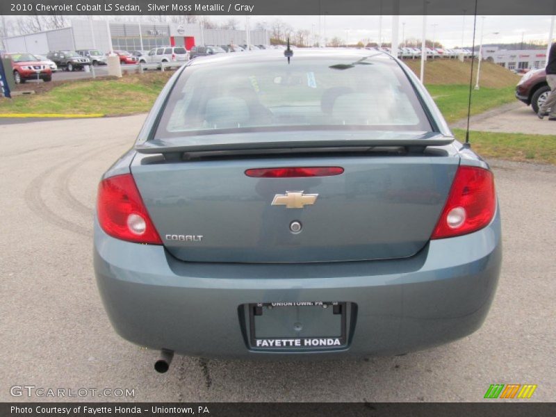 Silver Moss Metallic / Gray 2010 Chevrolet Cobalt LS Sedan