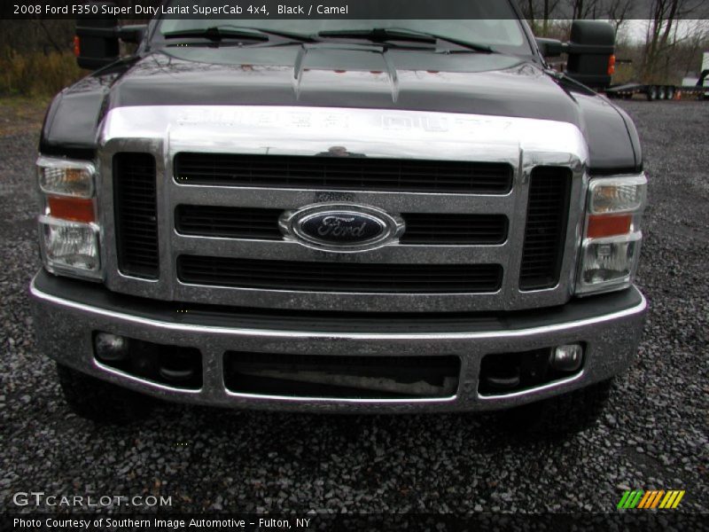 Black / Camel 2008 Ford F350 Super Duty Lariat SuperCab 4x4
