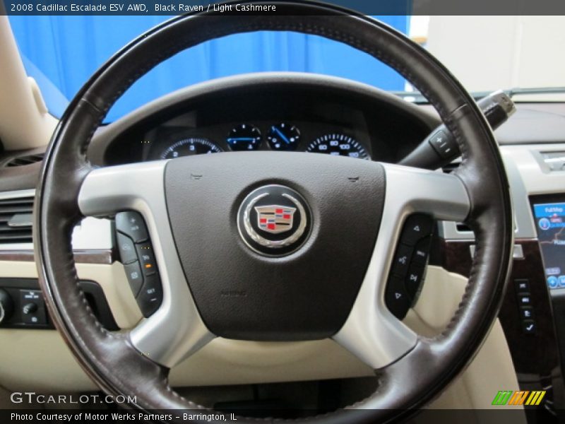 Black Raven / Light Cashmere 2008 Cadillac Escalade ESV AWD
