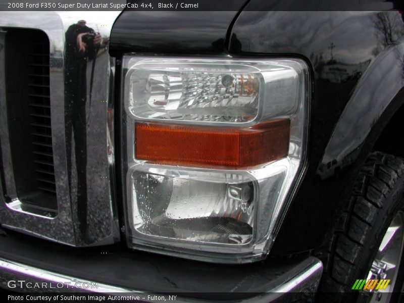 Black / Camel 2008 Ford F350 Super Duty Lariat SuperCab 4x4