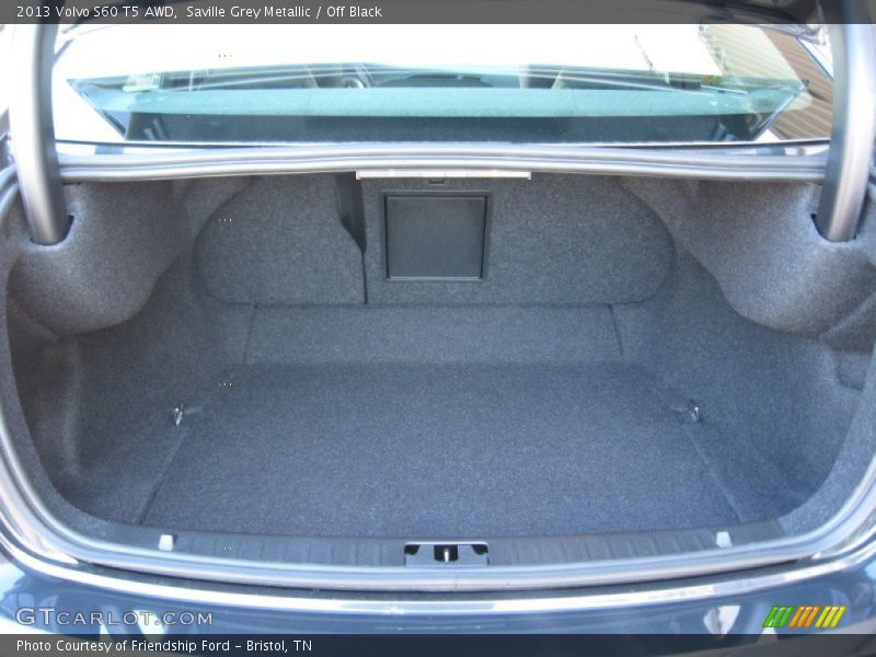  2013 S60 T5 AWD Trunk