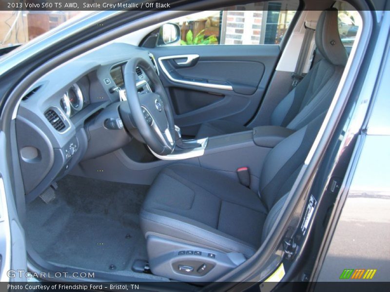  2013 S60 T5 AWD Off Black Interior