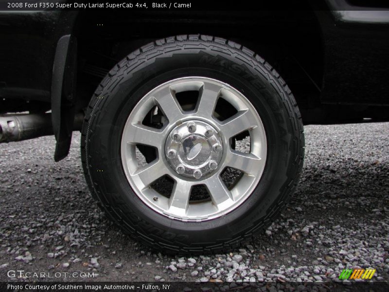 Black / Camel 2008 Ford F350 Super Duty Lariat SuperCab 4x4