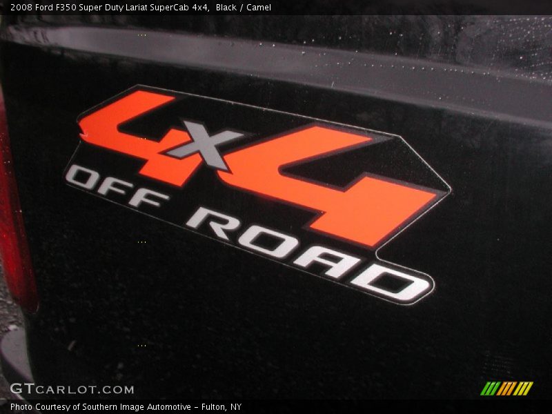 Black / Camel 2008 Ford F350 Super Duty Lariat SuperCab 4x4