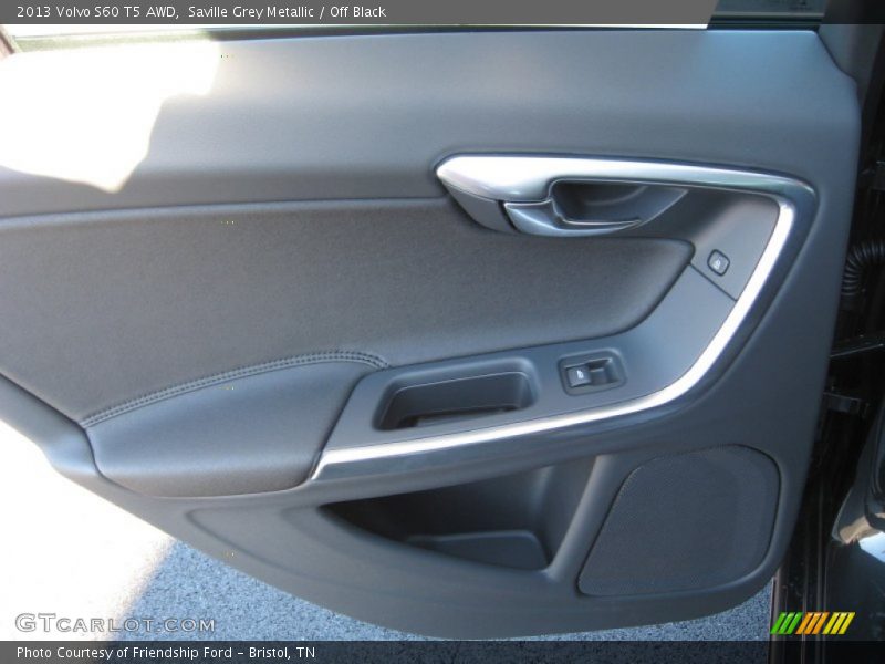 Saville Grey Metallic / Off Black 2013 Volvo S60 T5 AWD