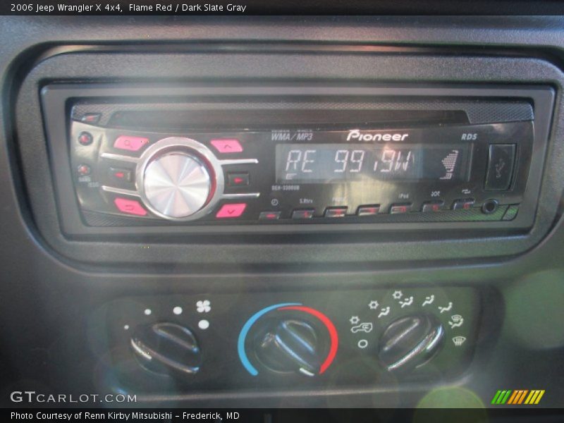 Flame Red / Dark Slate Gray 2006 Jeep Wrangler X 4x4