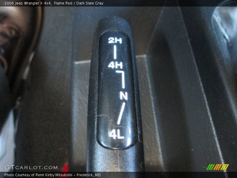 Flame Red / Dark Slate Gray 2006 Jeep Wrangler X 4x4