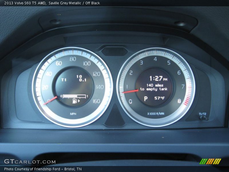  2013 S60 T5 AWD T5 AWD Gauges