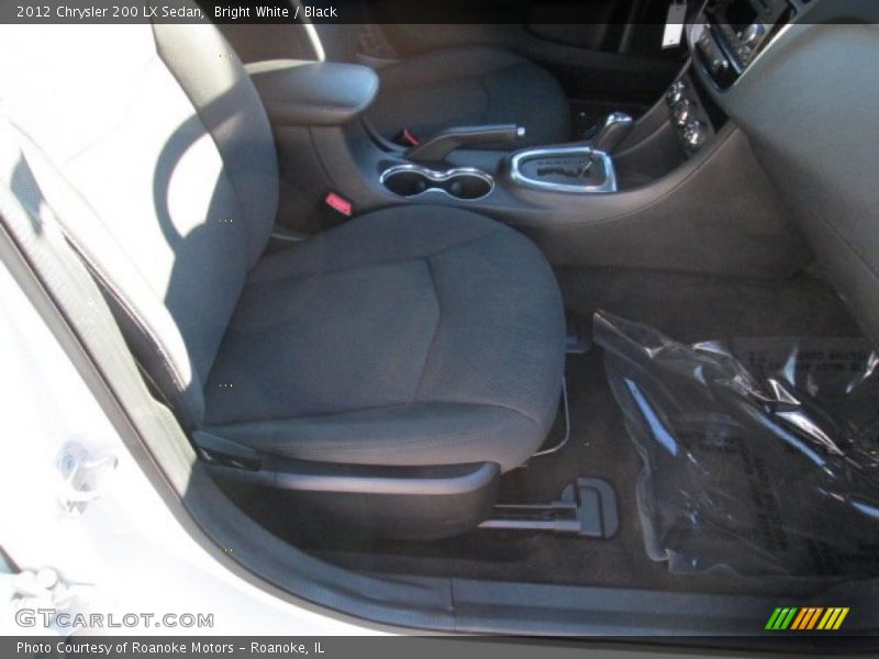 Bright White / Black 2012 Chrysler 200 LX Sedan