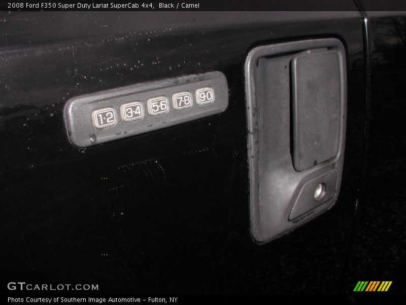 Black / Camel 2008 Ford F350 Super Duty Lariat SuperCab 4x4
