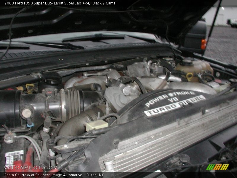 Black / Camel 2008 Ford F350 Super Duty Lariat SuperCab 4x4