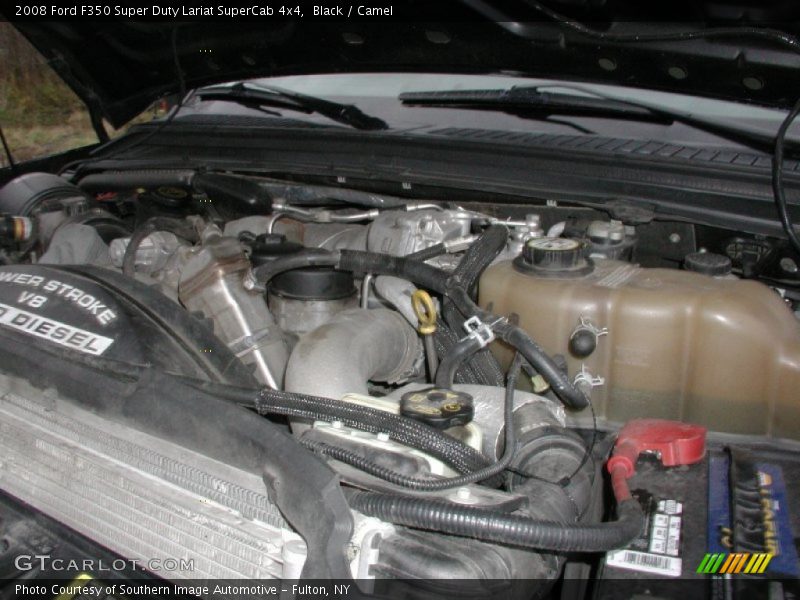 Black / Camel 2008 Ford F350 Super Duty Lariat SuperCab 4x4