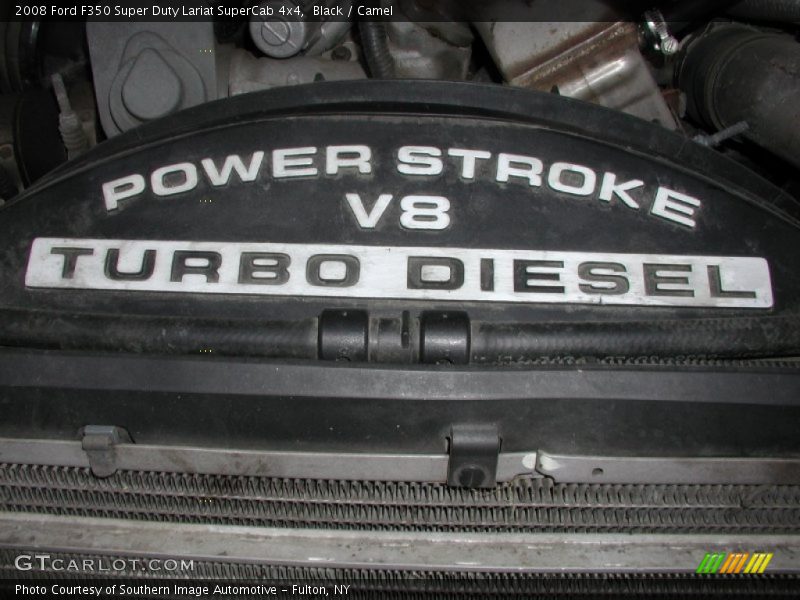 Black / Camel 2008 Ford F350 Super Duty Lariat SuperCab 4x4