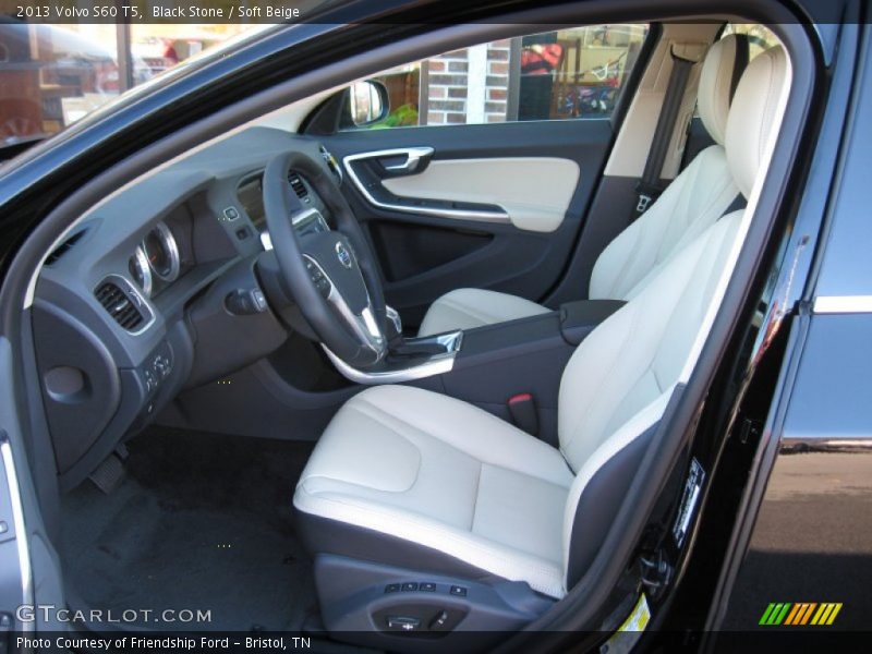 Black Stone / Soft Beige 2013 Volvo S60 T5
