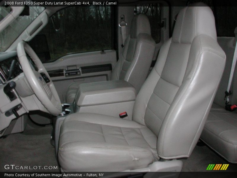Black / Camel 2008 Ford F350 Super Duty Lariat SuperCab 4x4