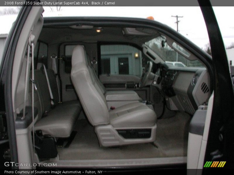 Black / Camel 2008 Ford F350 Super Duty Lariat SuperCab 4x4