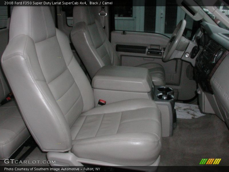 Black / Camel 2008 Ford F350 Super Duty Lariat SuperCab 4x4