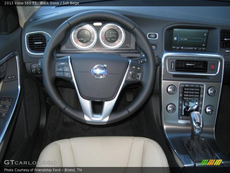 Black Stone / Soft Beige 2013 Volvo S60 T5