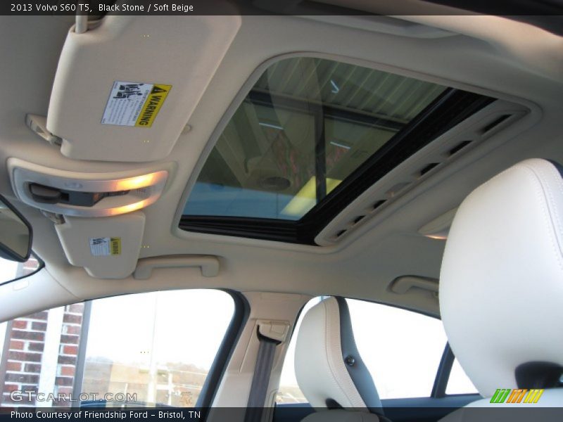 Black Stone / Soft Beige 2013 Volvo S60 T5