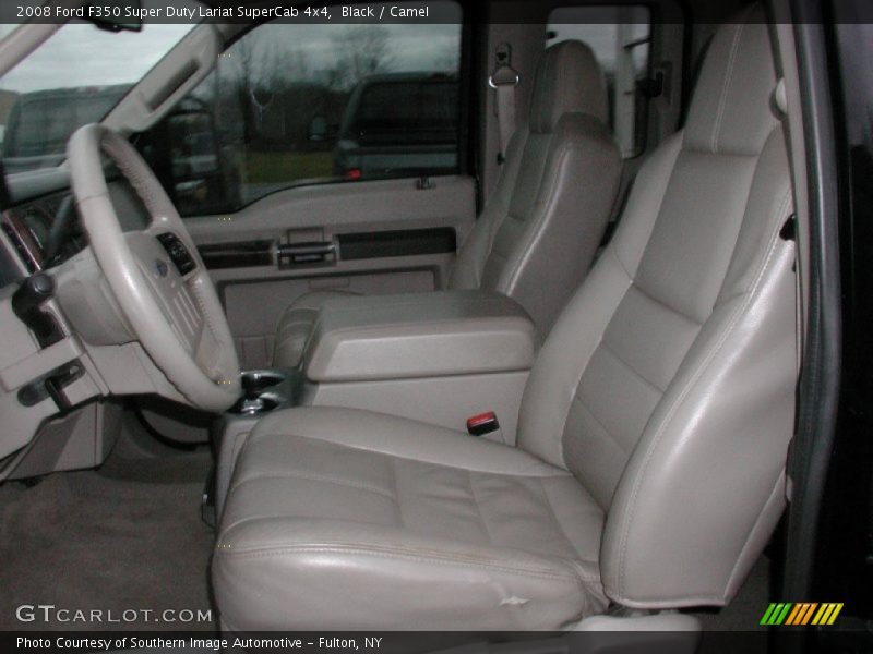 Black / Camel 2008 Ford F350 Super Duty Lariat SuperCab 4x4