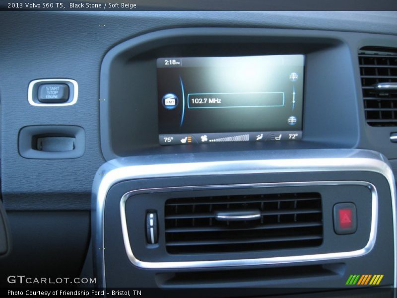 Black Stone / Soft Beige 2013 Volvo S60 T5