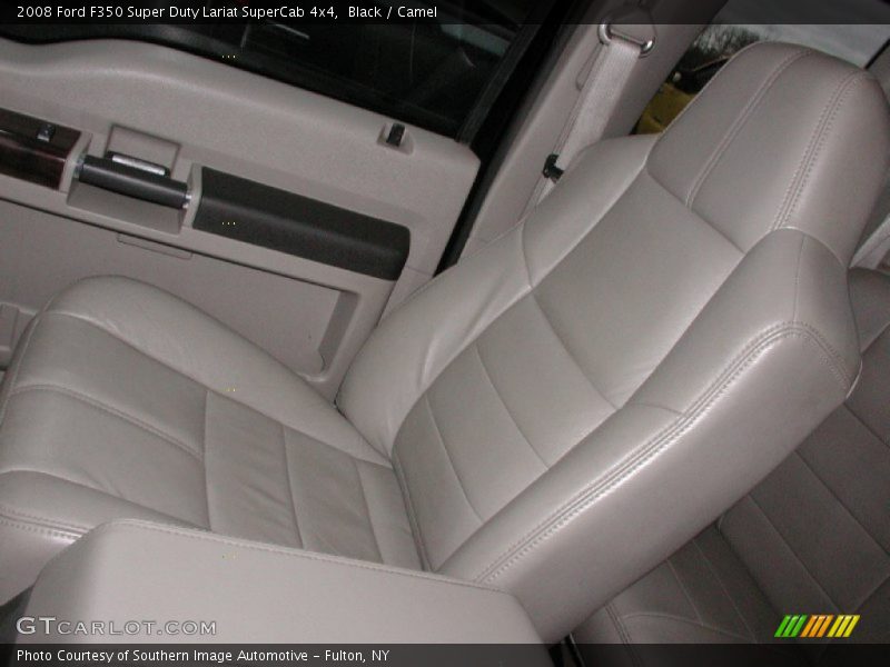 Black / Camel 2008 Ford F350 Super Duty Lariat SuperCab 4x4