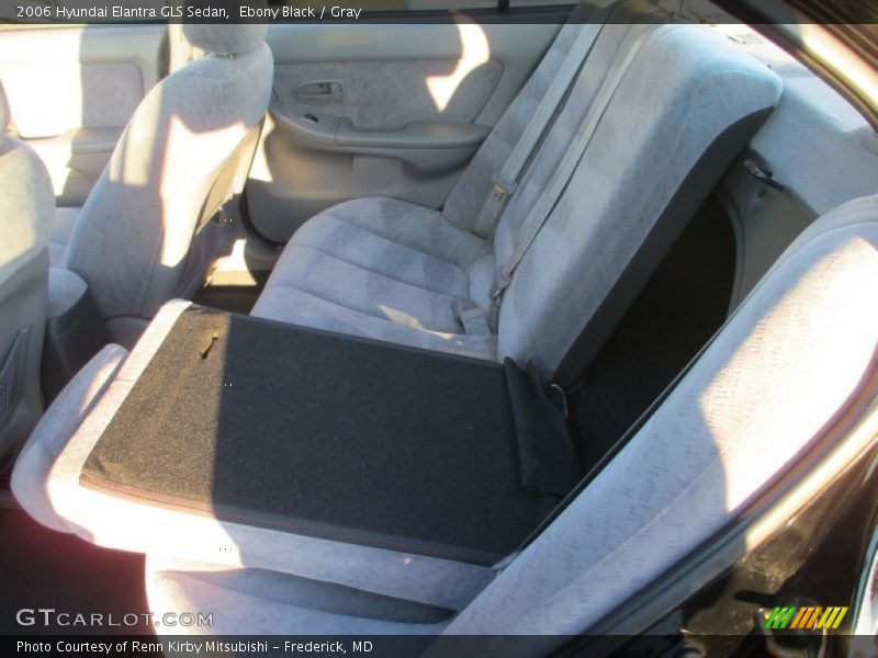 Ebony Black / Gray 2006 Hyundai Elantra GLS Sedan