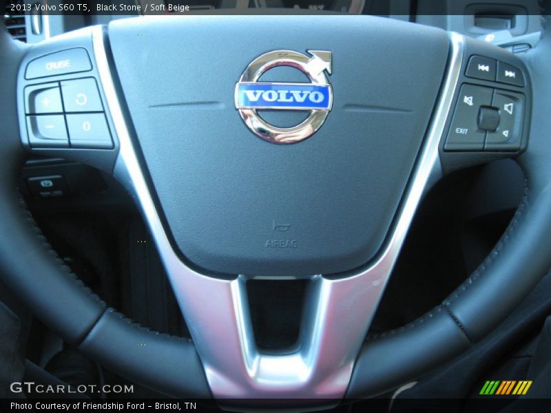 Black Stone / Soft Beige 2013 Volvo S60 T5