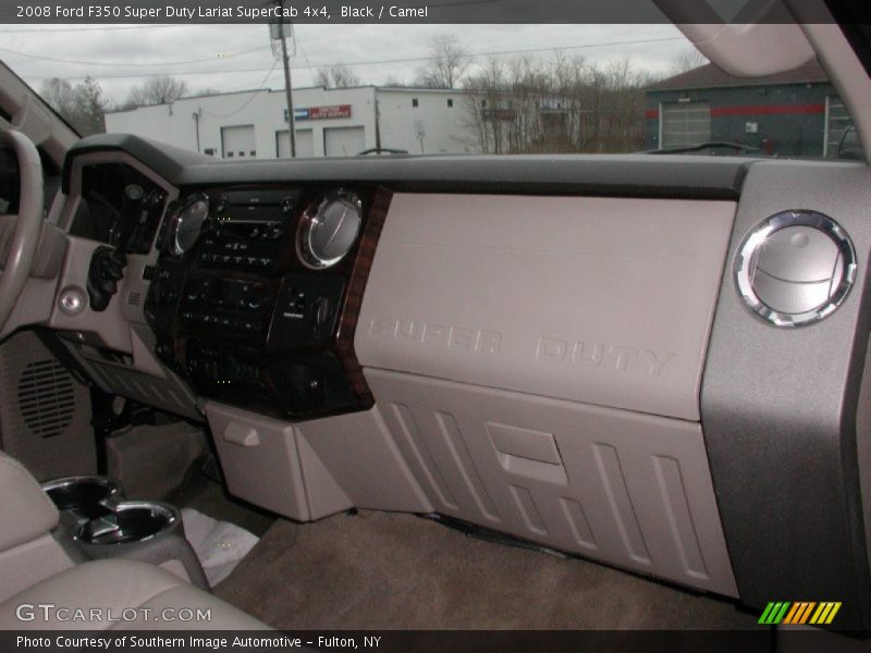 Black / Camel 2008 Ford F350 Super Duty Lariat SuperCab 4x4