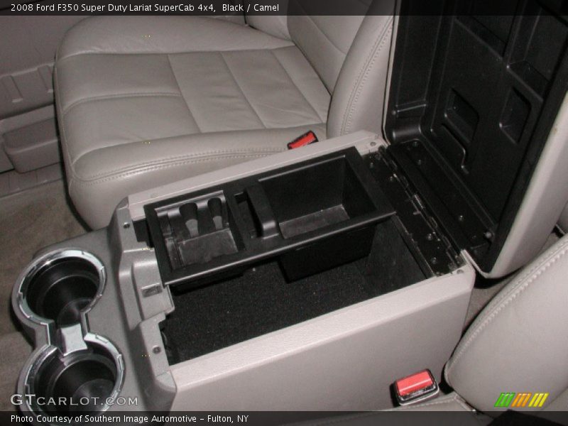 Black / Camel 2008 Ford F350 Super Duty Lariat SuperCab 4x4