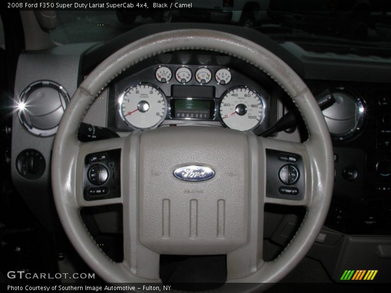 Black / Camel 2008 Ford F350 Super Duty Lariat SuperCab 4x4